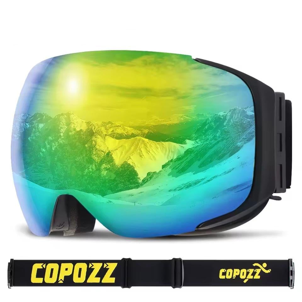 Маска для лыж и сноуборда Copozz GOG-2181 магнитная Anti-Fog Ski Unisex Gold (GOG-2181-GLD)