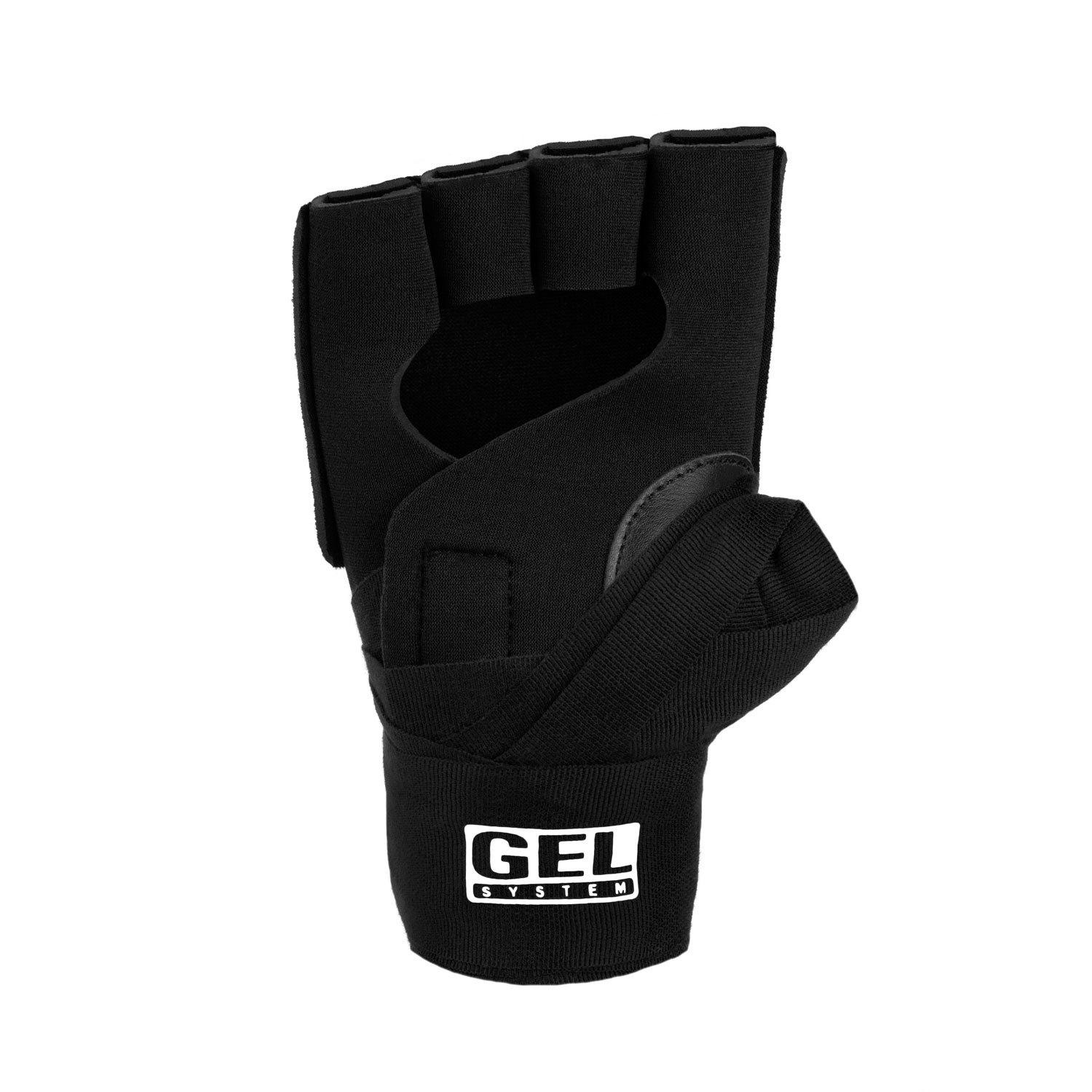 Бинты-перчатки Dozen Prime Gel Inner Speed Wraps S/M Черно-белый - фото 5