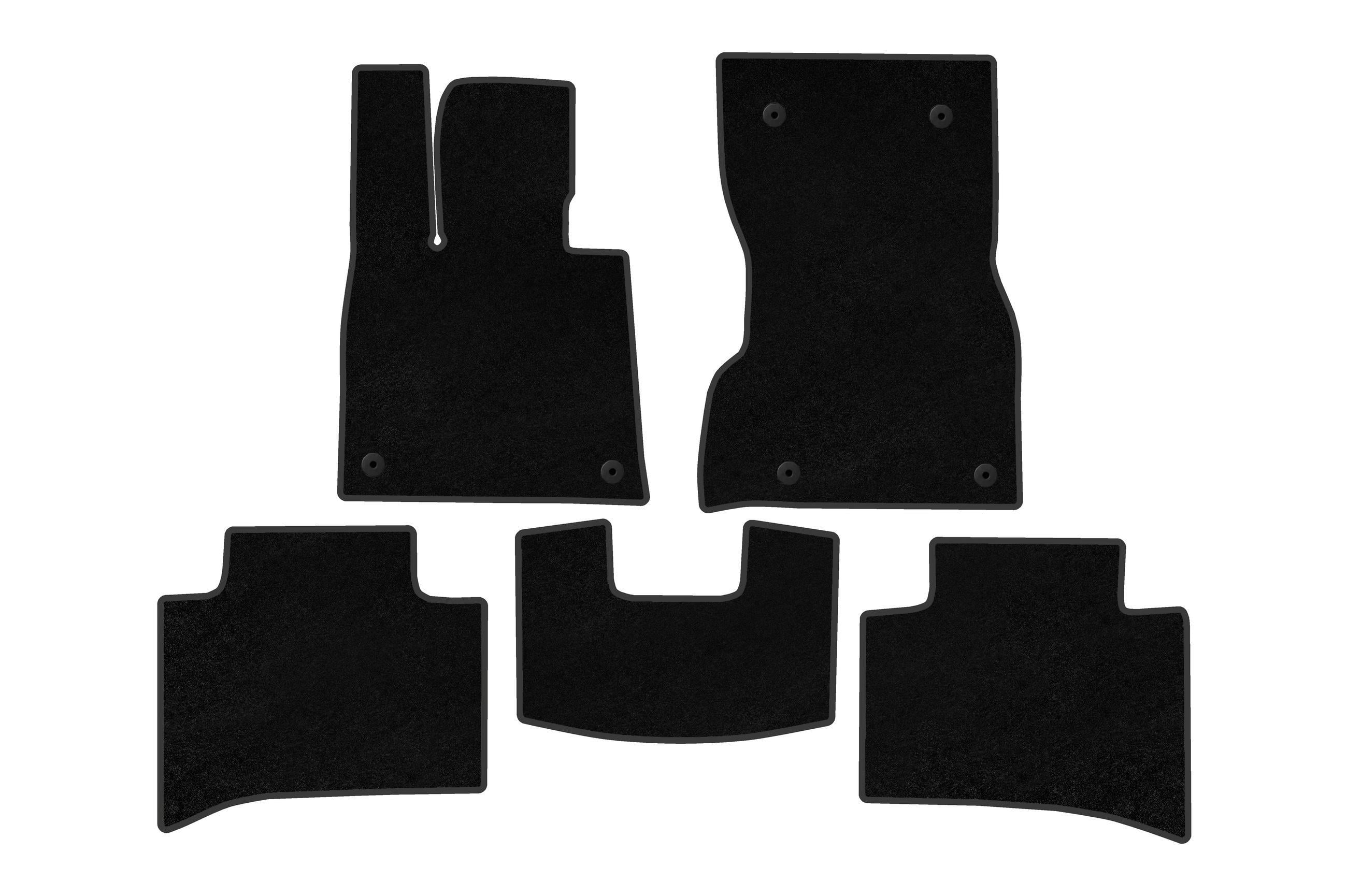 Коврики автомобильные Digital Designs Deluxe для Maserati Grecale 2022– гг. ткань Черный (185080)