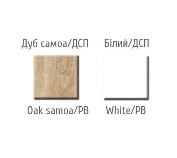 Ліжко Мебель-Сервіс Gloriya 160 без ламелей Дуб самоа/Білий (27232093) - фото 4 Ліжко Мебель-Сервіс Gloriya 160 без ламелей Дуб самоа/Білий (27232093) - фото 4