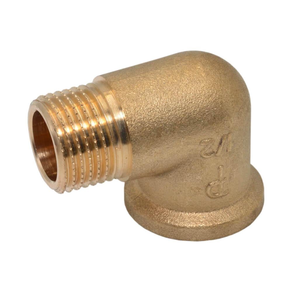 Уголок Pattaroni РЗВ 1/2" латунь (F92R002)