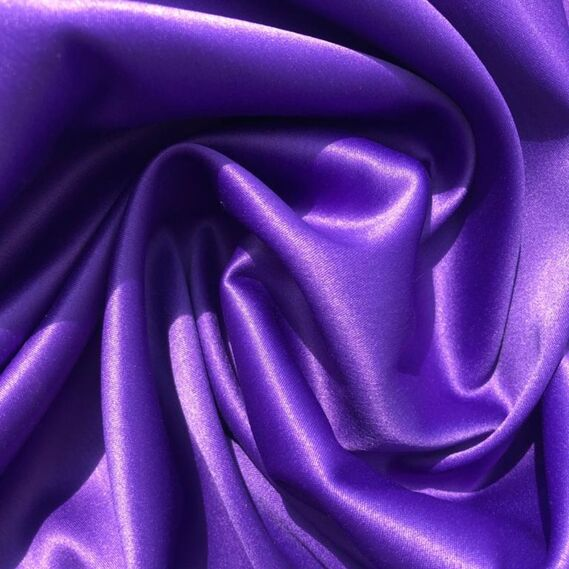 Ткань костюмно-плательная атлас IDEIA Lux 1,5 м Пурпурный (2200004252421)