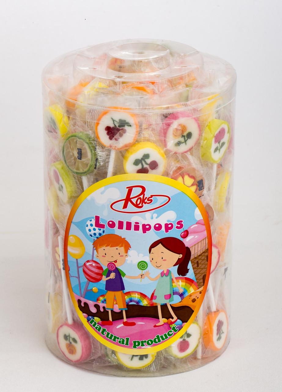 Леденцы на палочке ROKS Миди 7 г 29 мм 150 шт. 1,05 кг (403)