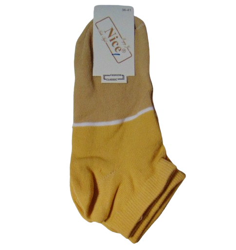 Носки женские короткие Nice р. 36-41 Желтый (2065138497)