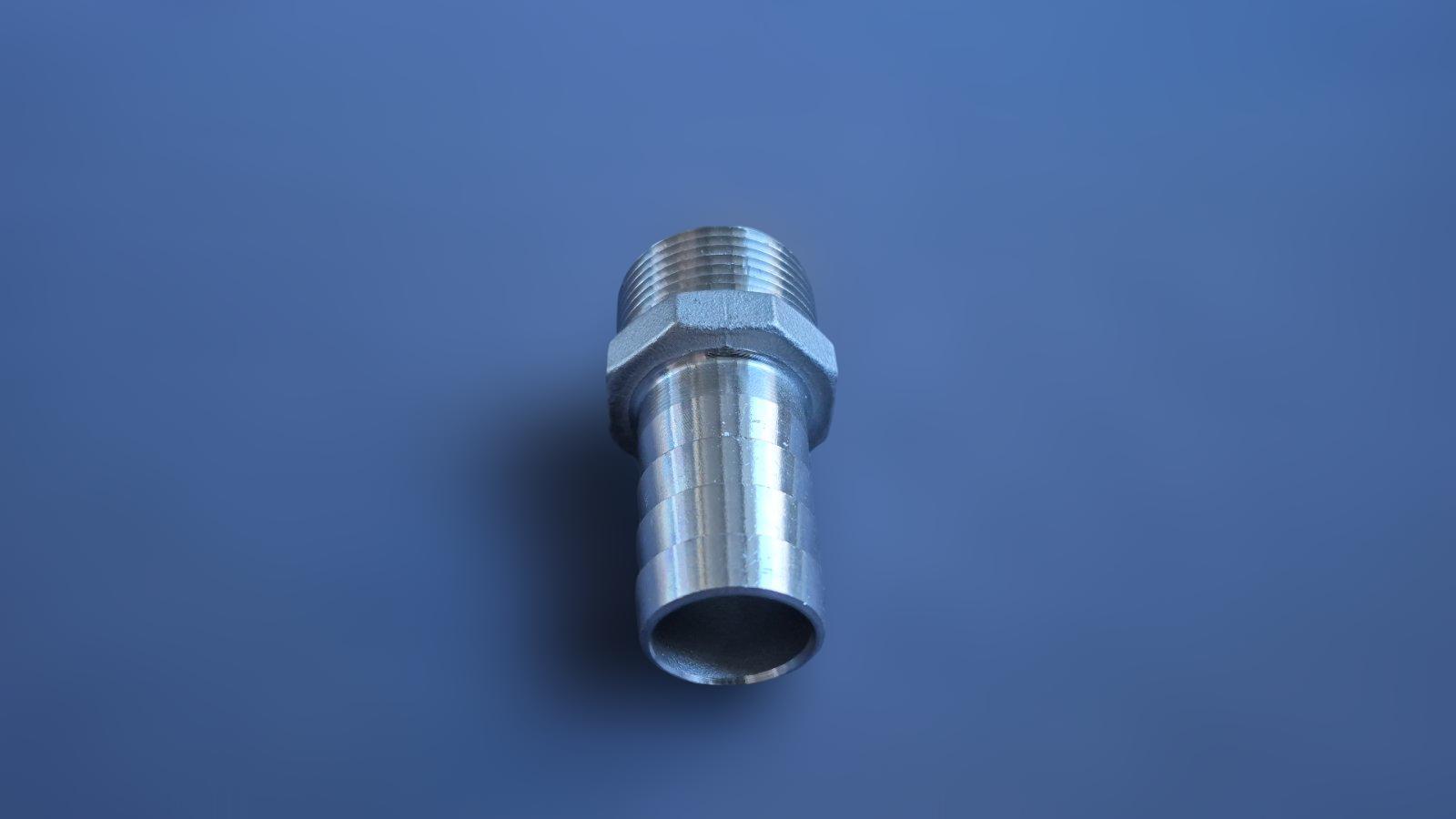 Штуцер шланговый резьбовой DN25 AISI304 BSPP елка н/ж сталь ЗР 25 мм 1" (29203186) - фото 6 Штуцер шланговый резьбовой DN25 AISI304 BSPP елка н/ж сталь ЗР 25 мм 1" (29203186) - фото 6