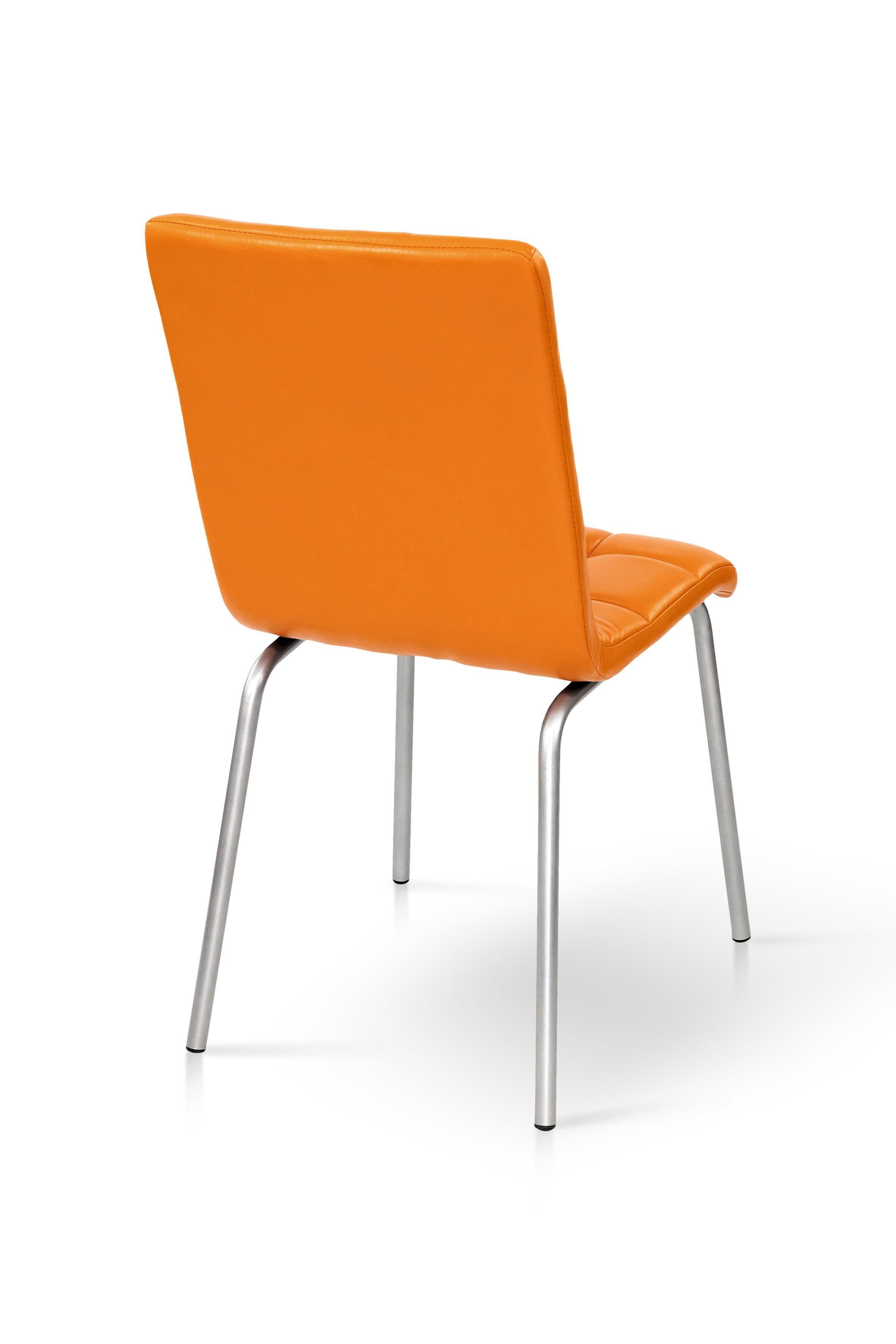 Стілець для кухні та вітальні 490 520х870х430 мм Помаранчевий (GAА0017270) - фото 3 Стілець для кухні та вітальні 490 520х870х430 мм Помаранчевий (GAА0017270) - фото 3