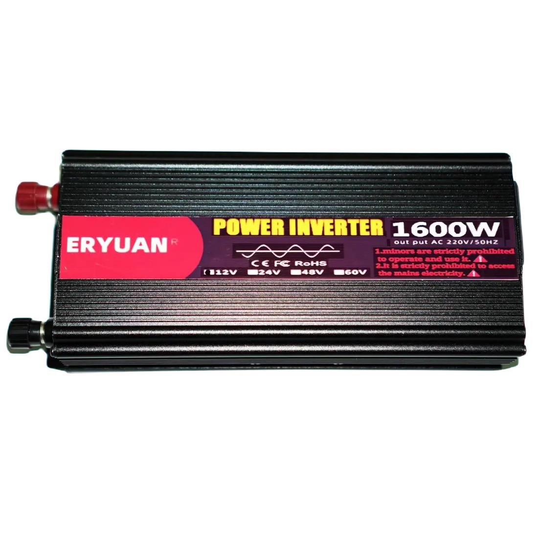 Преобразователь напряжения Eryuan 1600 W DC/AC 12-220 V с вольтметром Black (3_04113) - фото 1 Преобразователь напряжения Eryuan 1600 W DC/AC 12-220 V с вольтметром Black (3_04113) - фото 1