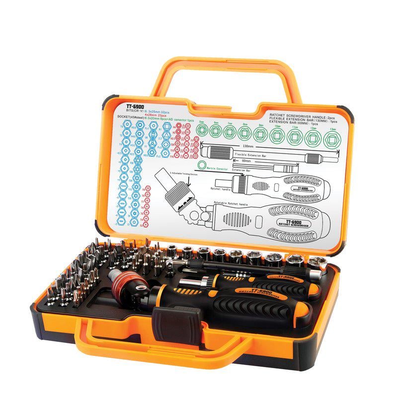 Набір викруток та біт Jakemy JM-6111 69в1 (900102)