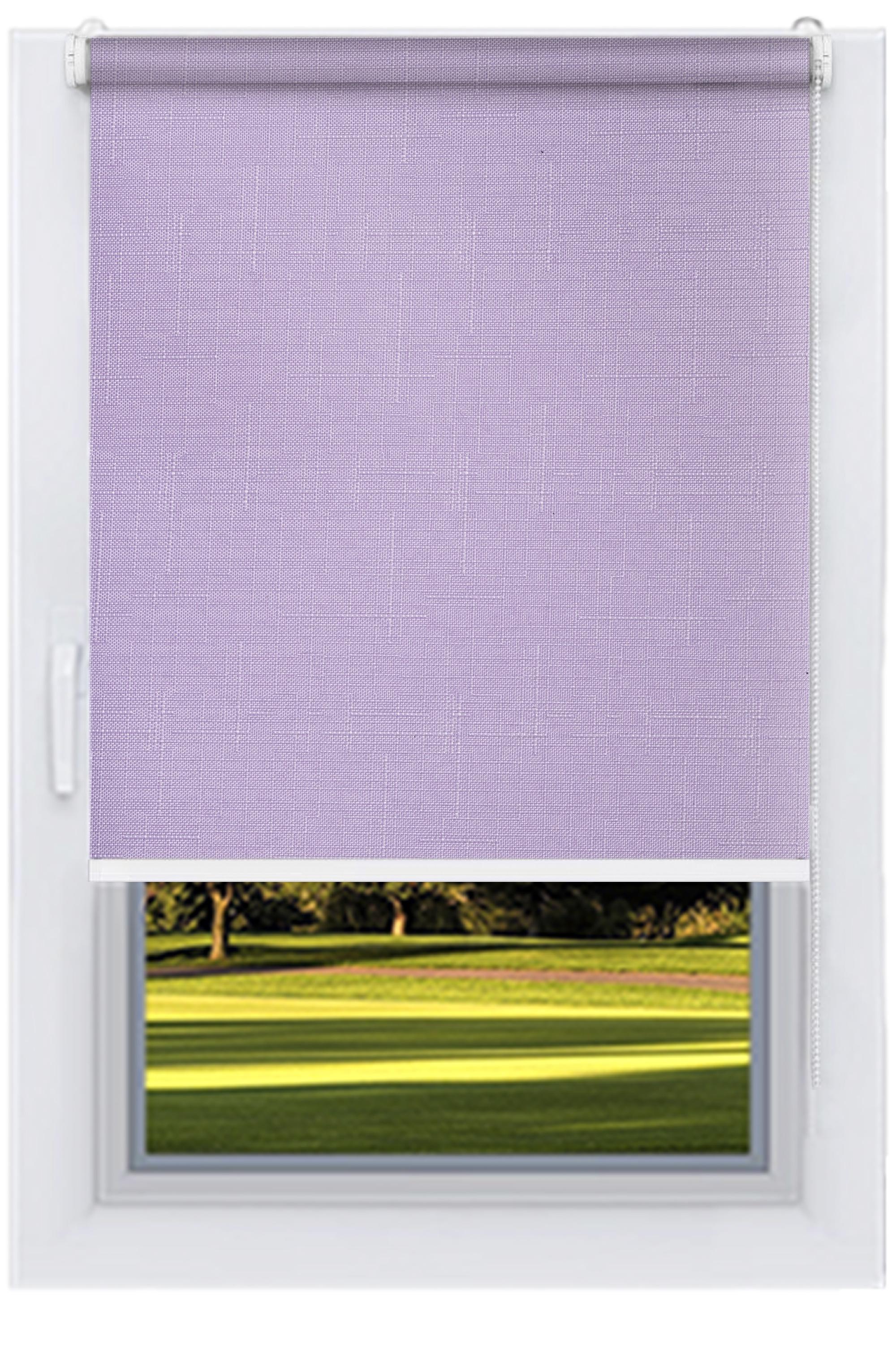 Ролета тканевая мини Decolux 54х160 см LEN Лиловый Украина