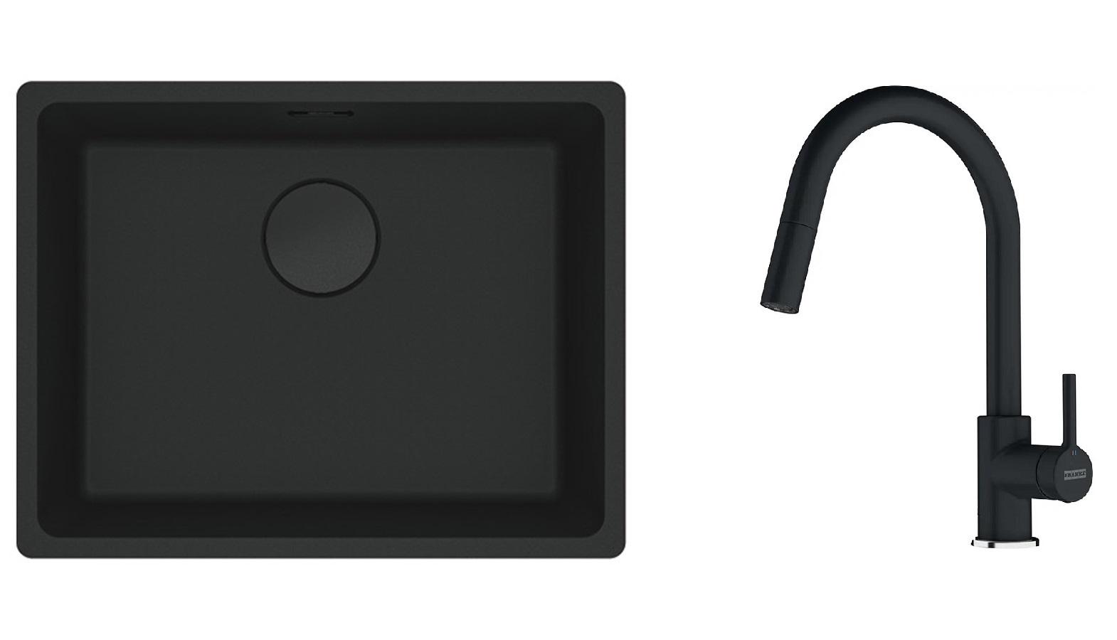 Комплект из мойки Franke MRG 110-52 и кухонного смесителя Franke Lina (37111)