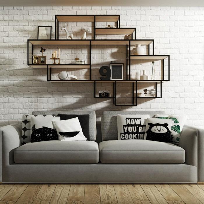 Полка настенная EcoLoft IN-2795 в стиле лофт 28х181х119 см (28526205)