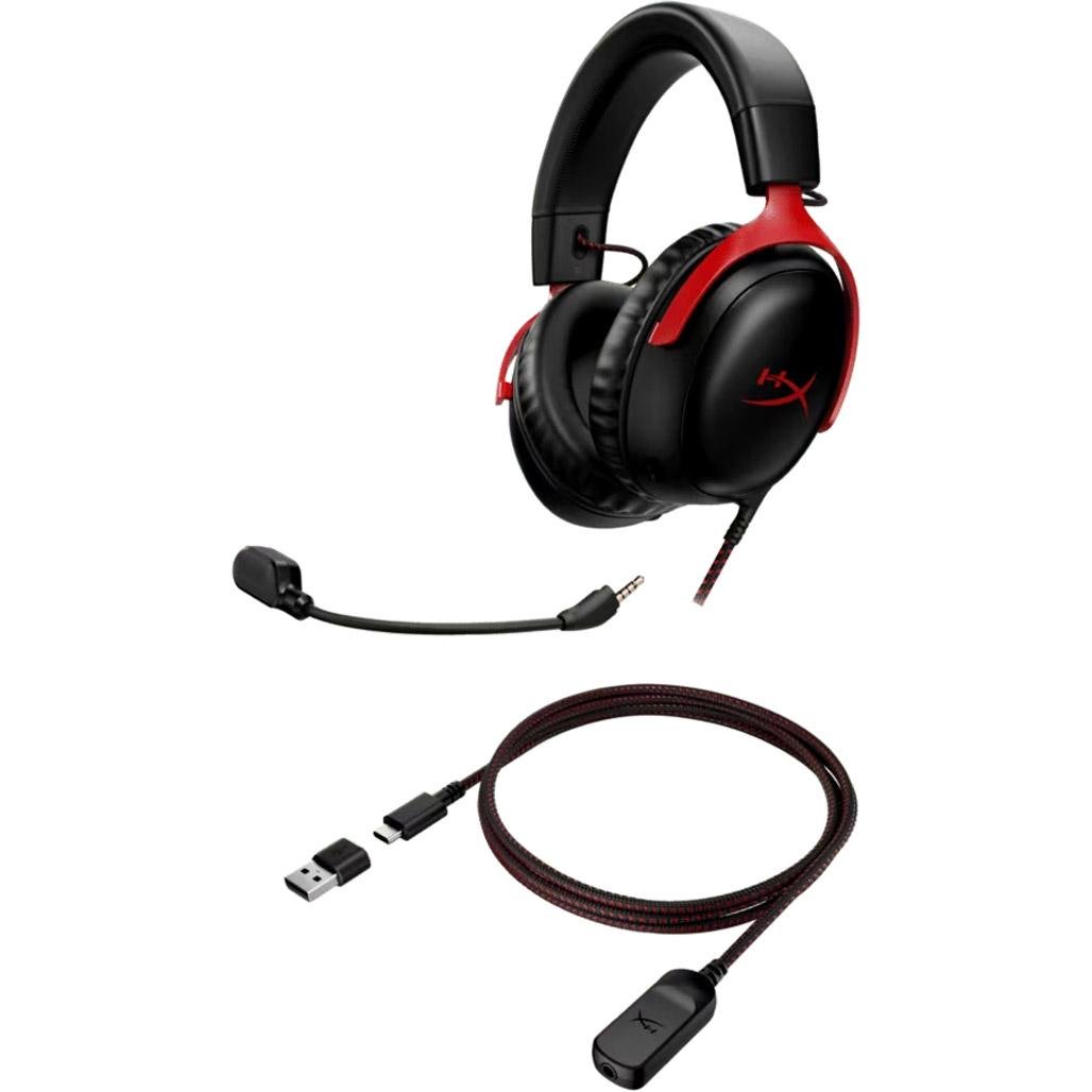 Навушники ігрові HyperX Cloud III Black/Red (727A9AA) - фото 6