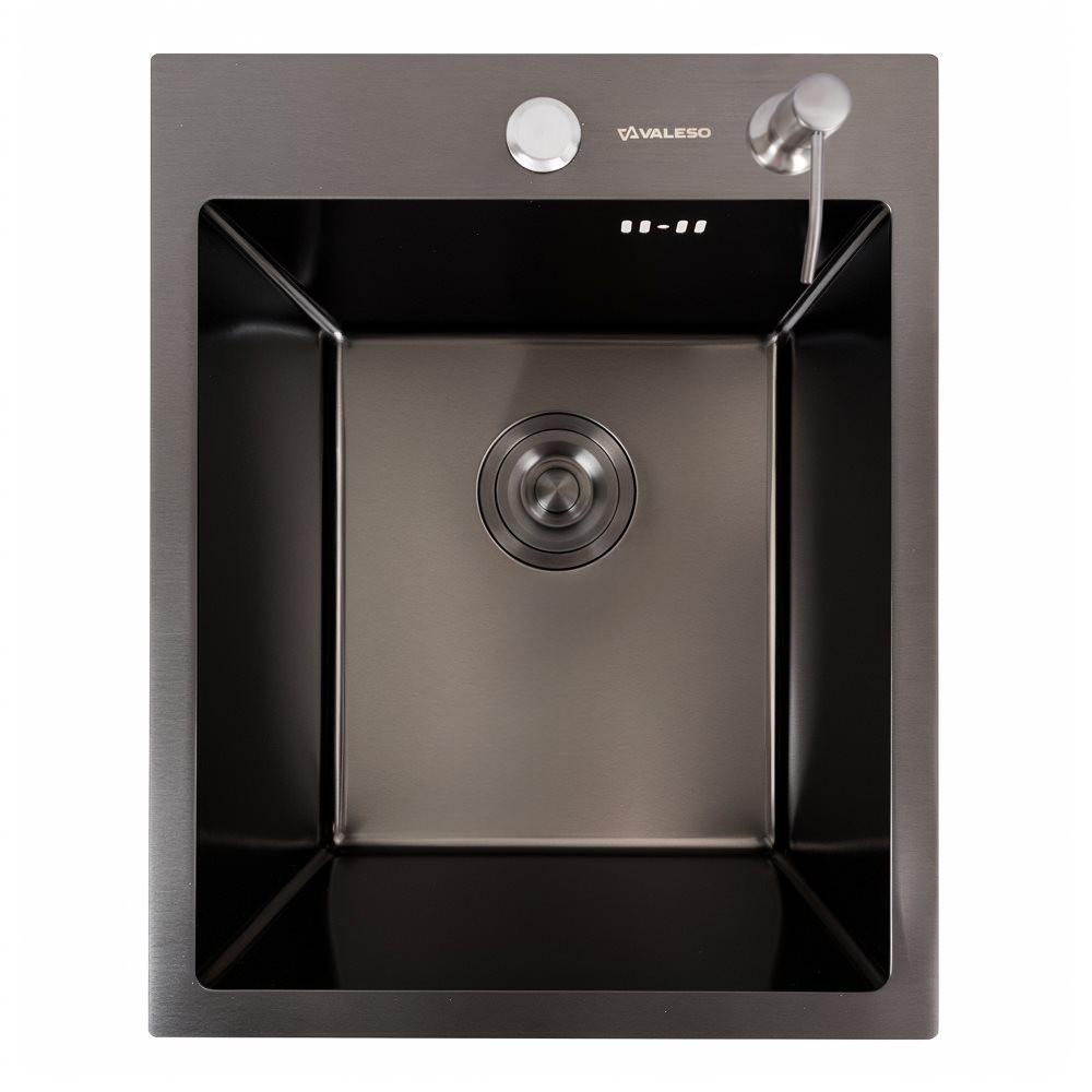 Мойка кухонная Valeso Handmade PVD 3,0/1,5 мм 40x50 см Черный (SP000045347)
