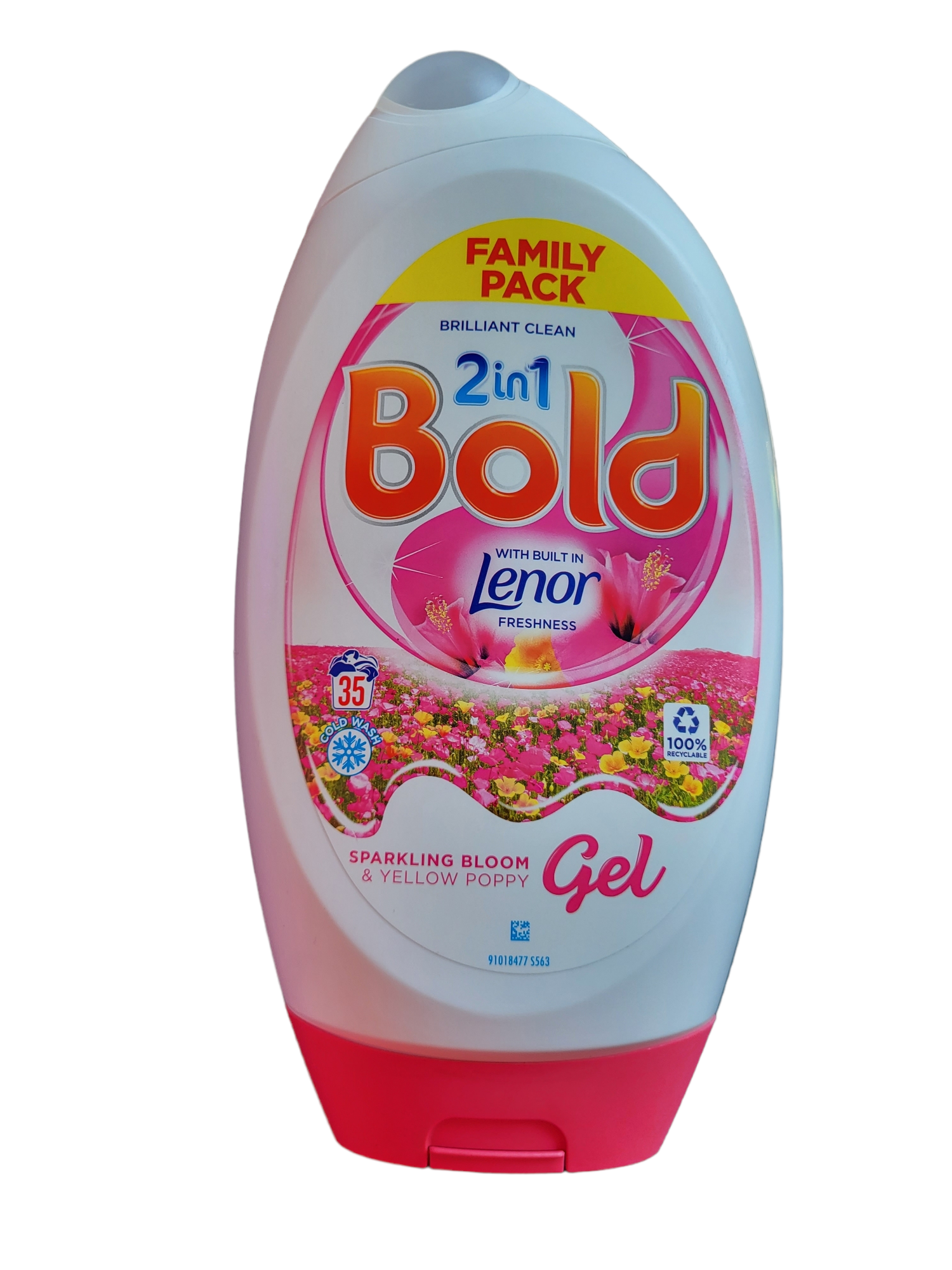 Гель для стирки Bold Sparkling Bloom Lenor Fresh 35 стирок 1,295 л (12838081)