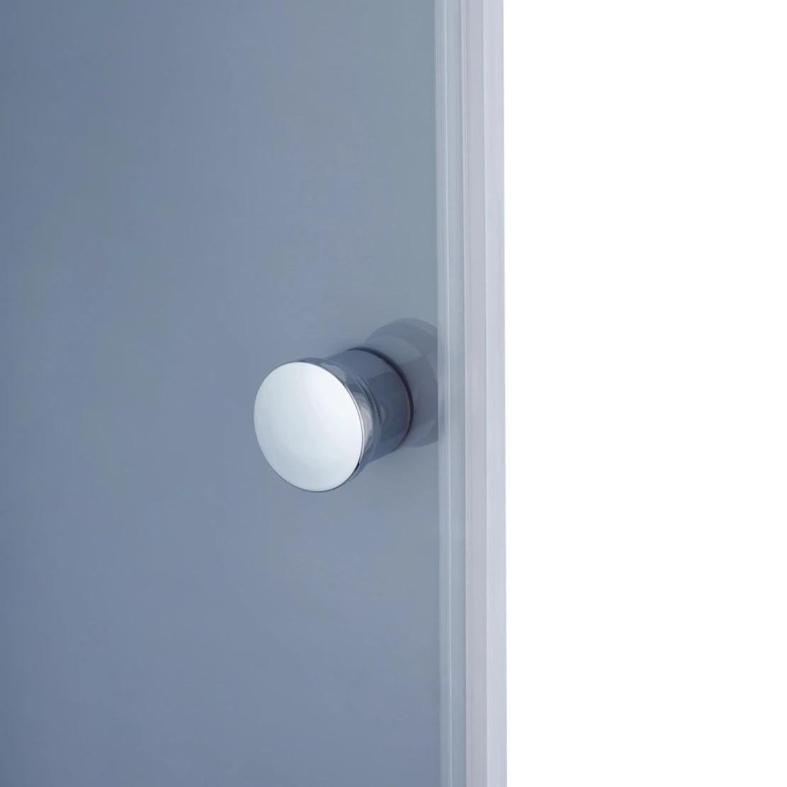 Душовий бокс Kroner KRP Harz C.Т.G. 214х90 напівкруглий зі склом 4 мм з піддоном 90х90 см Білий (CV029564) - фото 2