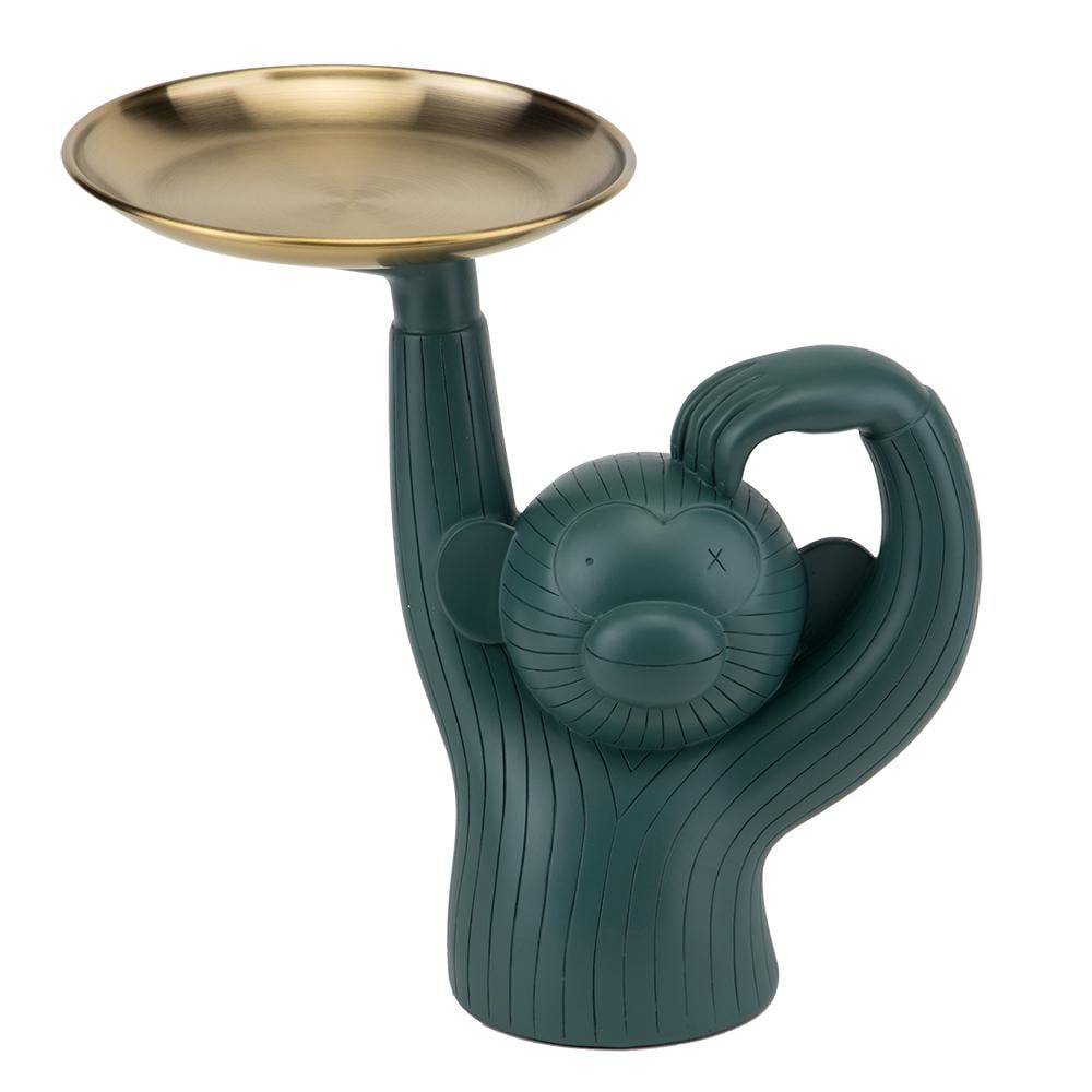 Статуетка Light House Задумлива мавпочка 25 см Зелений (8924-008)