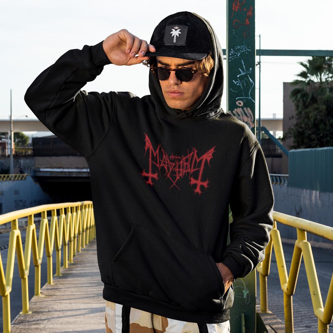 Худі флісовий унісекс Mayhem Deathcrush 1987 M Чорний (0000015556)