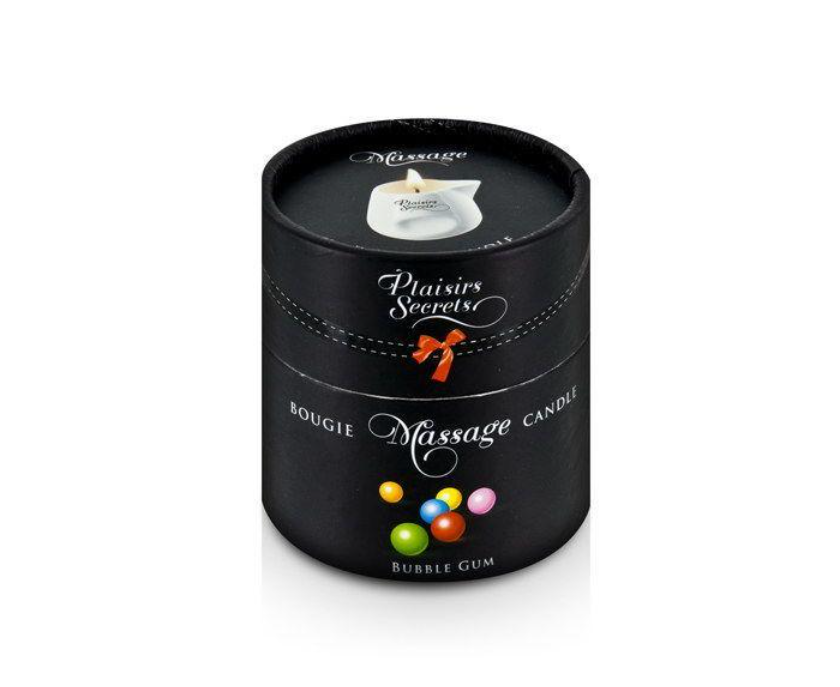 Масажна свічка Plaisirs Secrets Bubble Gum 80 мл (SO1847)