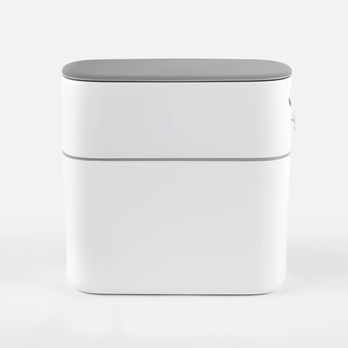 Мусорное ведро MVM BIN-22 12L white/gray с крышкой 12 л Серый (224806) - фото 11 Мусорное ведро MVM BIN-22 12L white/gray с крышкой 12 л Серый (224806) - фото 11