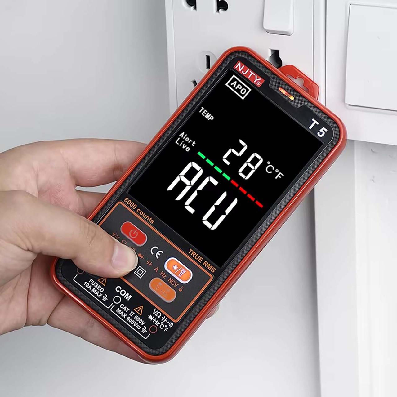 Мультиметр цифровой с дисплеем 4600V 10А с прозвонкой и поиском NCV/True RMS - фото 2 Мультиметр цифровой с дисплеем 4600V 10А с прозвонкой и поиском NCV/True RMS - фото 2