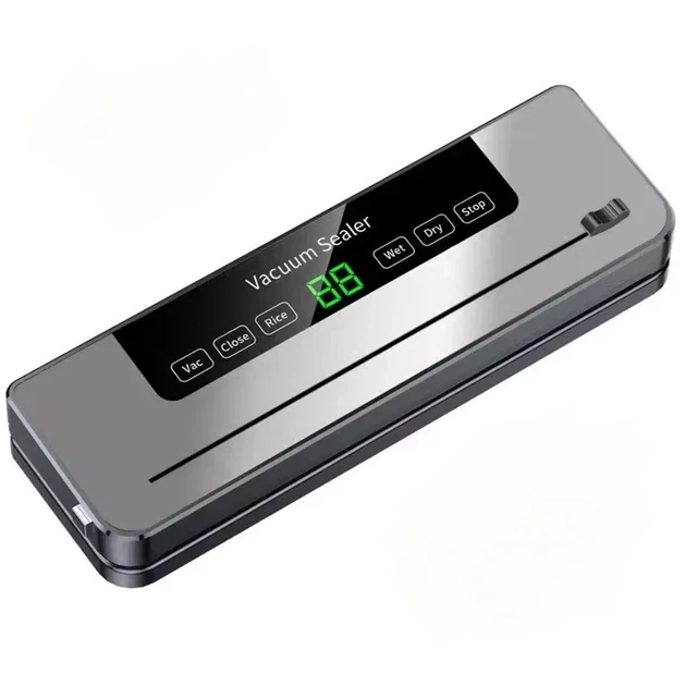 Вакууматор для продуктов со встроенным резаком и 10 пакетами Vacuum Sealer LL-368 120W