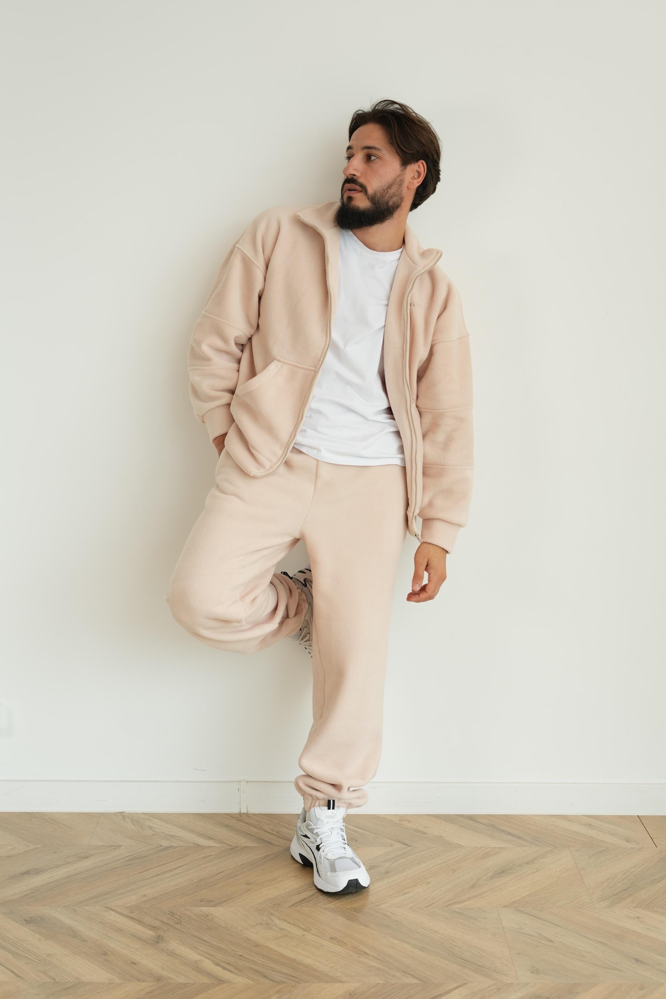 Костюм чоловічий флісовий CASUAL 3XL Бежевий (10302XXXLm)