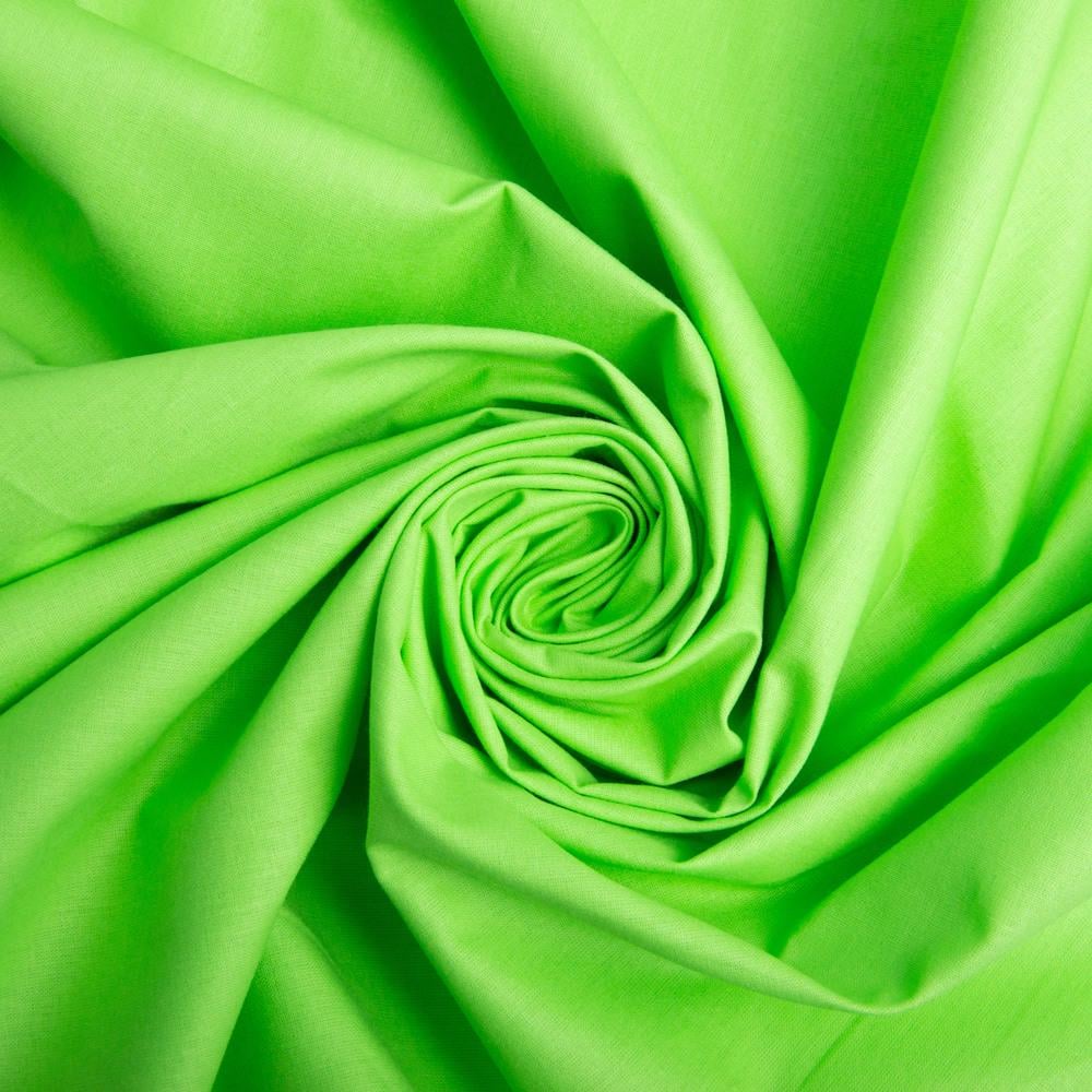 Тканина бязь ранфорс для постільної білизни V-11 2,4 м Зелений (24830)