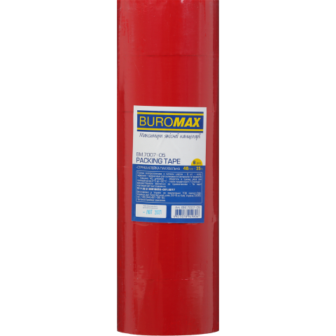 Скотч упаковочная лента Buromax 6 шт. (BM.7007-05) - фото 2 Скотч упаковочная лента Buromax 6 шт. (BM.7007-05) - фото 2