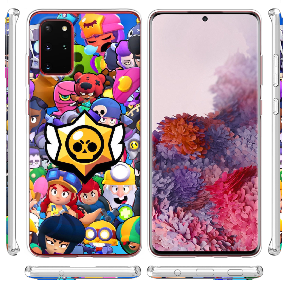 Чехол Boxface Samsung G985 Galaxy S20 Plus Brawl Stars Прозрачный силикон (38875-up2389-38874) - фото 3