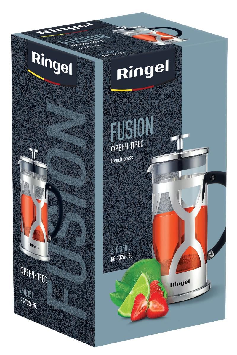 Френч-пресс Ringel FUSION 0,35 л (UG-RG-7326-350) - фото 6 Френч-пресс Ringel FUSION 0,35 л (UG-RG-7326-350) - фото 6