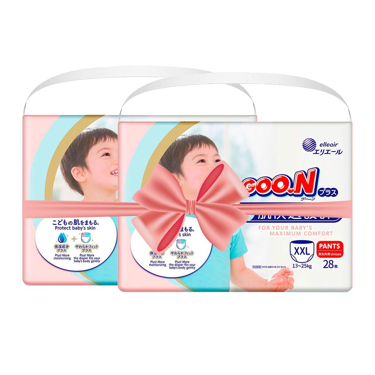 Трусики-підгузки Goo.N Plus для дітей XXL 13-25 кг 56 шт. (23565202)