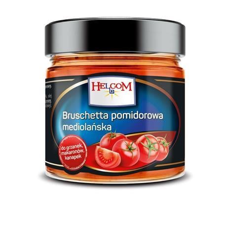 Брускетта Helcom Bruschetta pomidorowa w stylu mediolanskim медиоланская с помидорами 225 мл