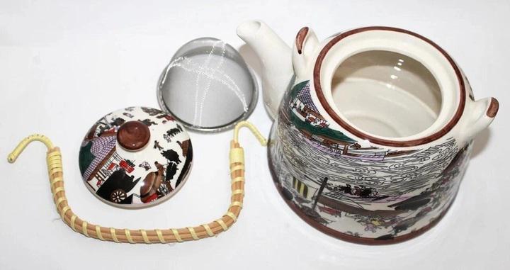 Заварювальний чайник Edenberg EB-3362 фарфоровий 900 мл (15017621) - фото 2 Заварювальний чайник Edenberg EB-3362 фарфоровий 900 мл (15017621) - фото 2