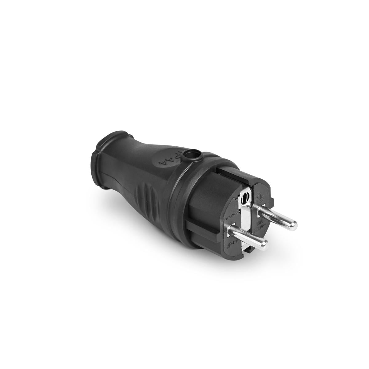 Вилка мережева TITANUM STANDARD ТF-PL116IP-B IP44 з/з 16А (27770)