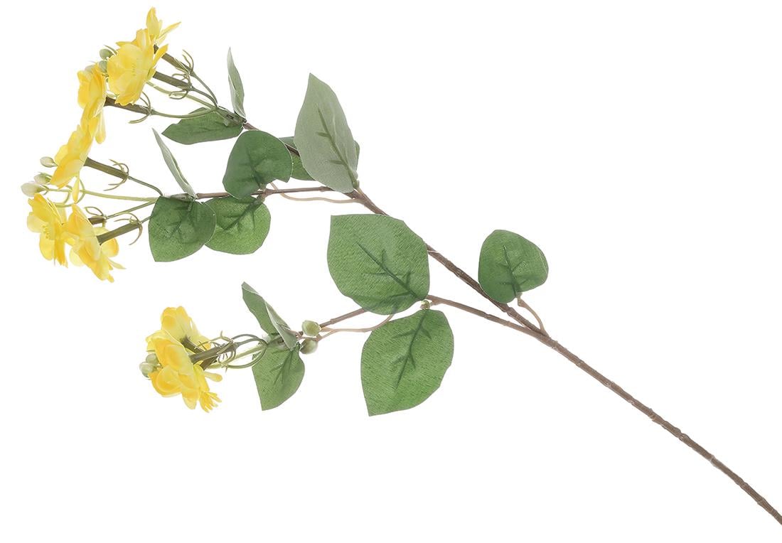 Набор веточек искуссвтенных BonaDi Жасмин 61 см 6 шт. Желтый (713033)