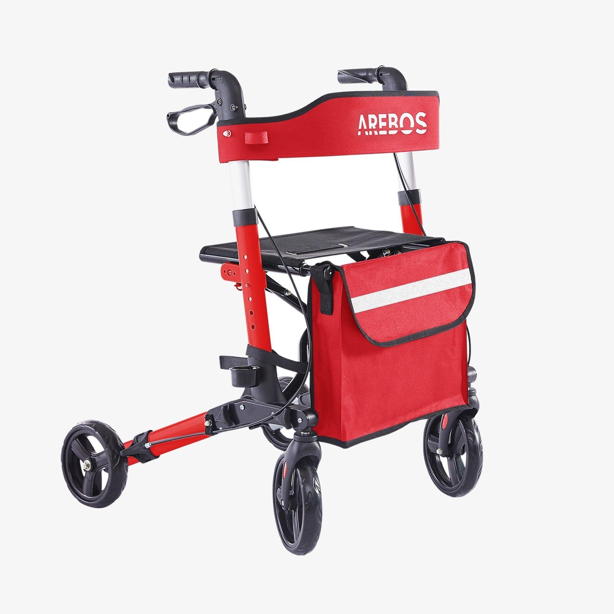 Ходунки на колесах легкие ролатор AREBOS для взрослых и пожилых людей (1980576285) - фото 10 Ходунки на колесах легкие ролатор AREBOS для взрослых и пожилых людей (1980576285) - фото 10