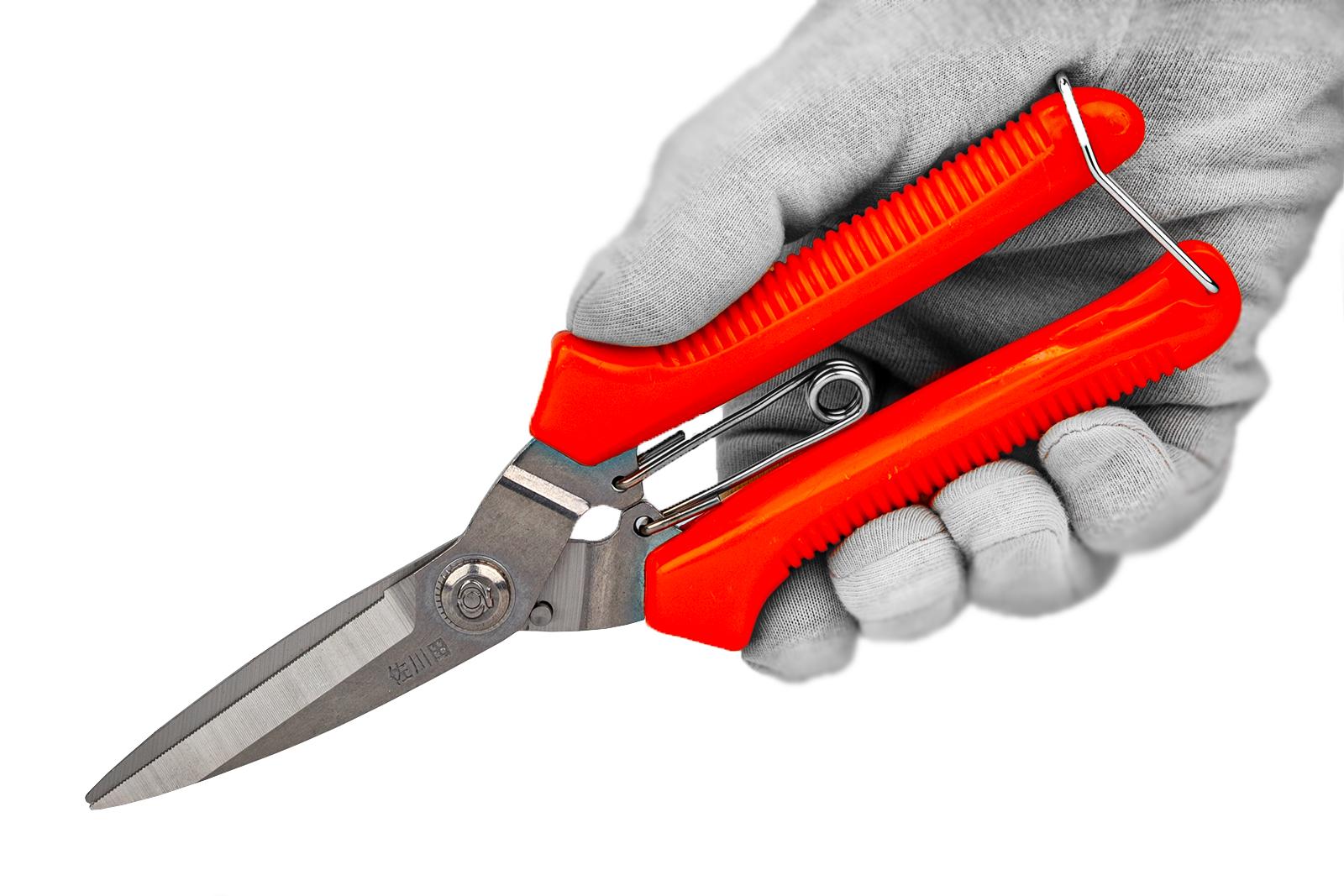 Секатор-ножиці садові Sagawata з нержавіючої сталі 190 мм (907) - фото 6 Секатор-ножиці садові Sagawata з нержавіючої сталі 190 мм (907) - фото 6