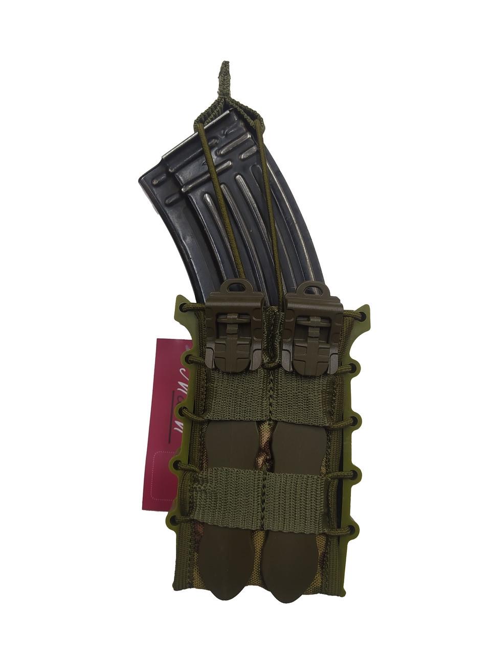 Подсумок для магазинов М&М серия А И-2 КП2П с пластиковыми боками 2 шт. Мультикам (213655) Подсумок для магазинов М&М серия А И-2 КП2П с пластиковыми боками 2 шт. Мультикам (213655)