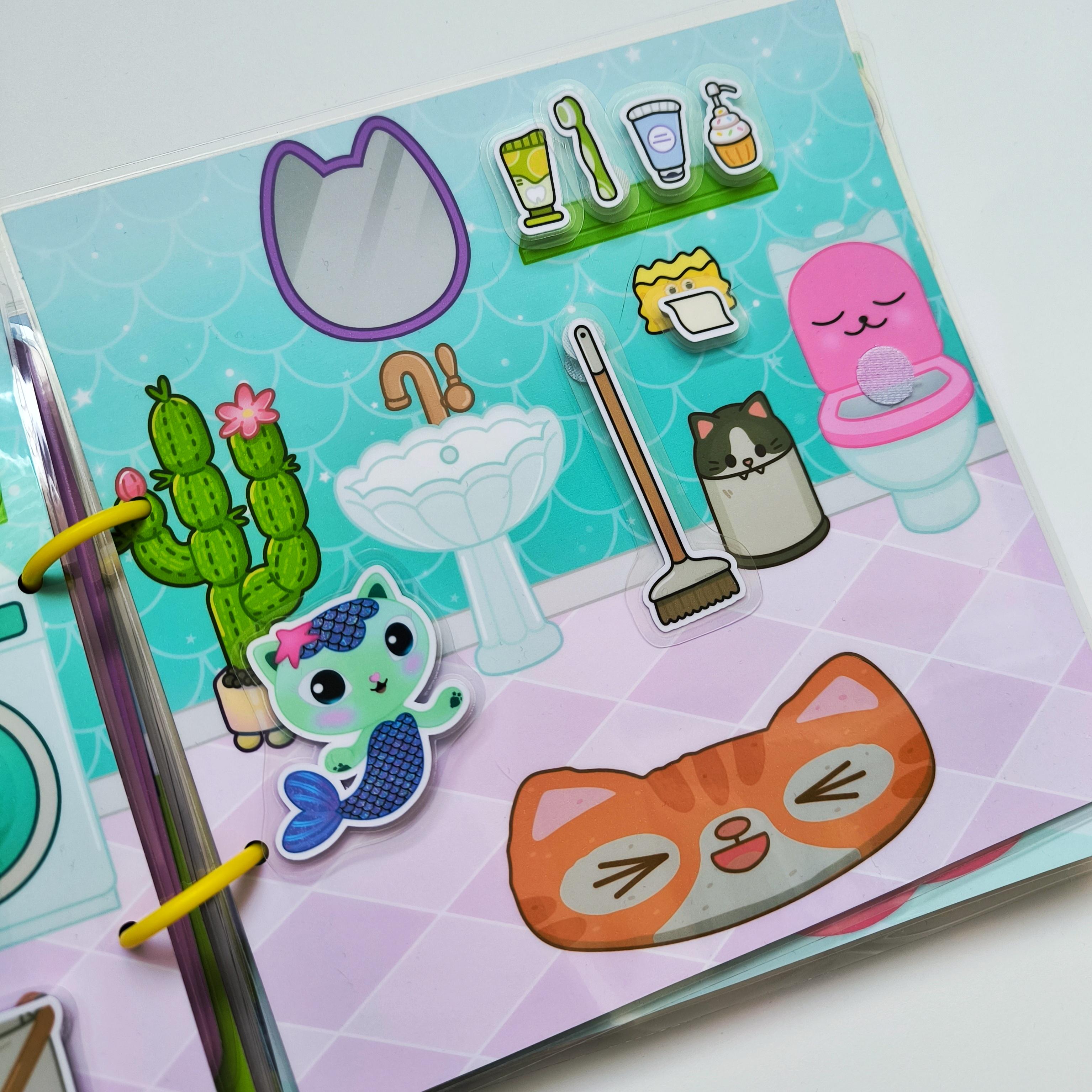 Книга-домик Gabby's Dollhouse на липучках (LP-0051) - фото 5 Книга-домик Gabby's Dollhouse на липучках (LP-0051) - фото 5