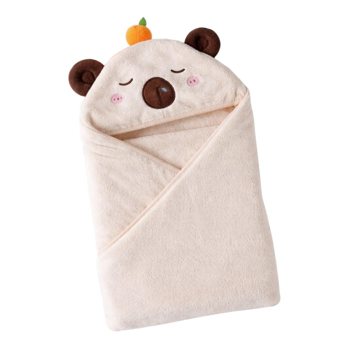 Рушник-куточок м'який Koloco дитячий з капюшоном банний (42361)