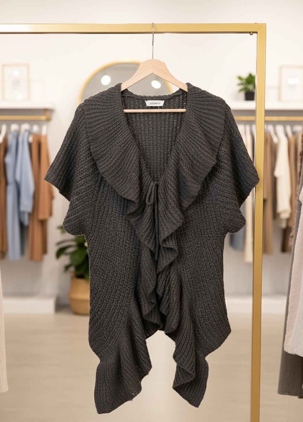 Кардиган жіночий демісезонний Forza Viva SW-2801GRIGIO р. 44 Сірий (SW-2801GRIGIO-44) - фото 7 Кардиган жіночий демісезонний Forza Viva SW-2801GRIGIO р. 44 Сірий (SW-2801GRIGIO-44) - фото 7