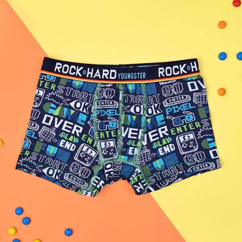 Детские трусы ROCK HARD боксерки для мальчиков 158-166 см (12346974)