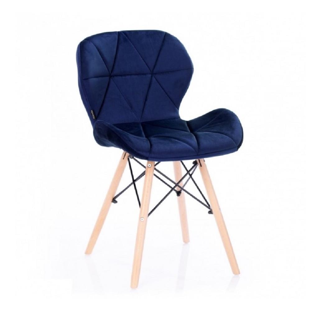 Стул SILLA Velvet Темно-синий