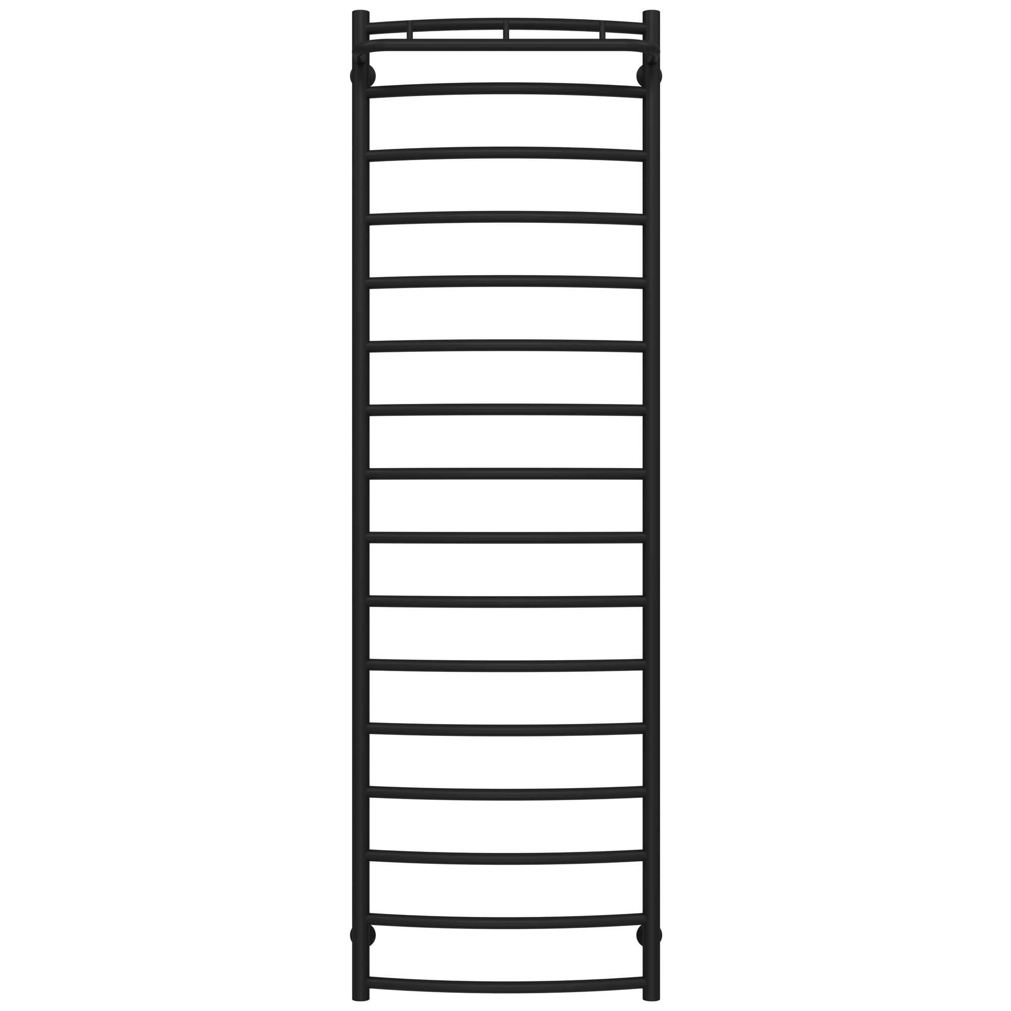 Полотенцесушитель водяной Deffi Классик N П16 нижнее подключение нержавеющая сталь 500x1700 мм Черный (C.KN.170.50.16.BA)