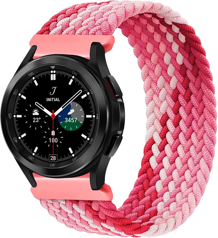 Ремешок Solo Loop Multi для Galaxy Watch 4 Classic 46 мм (135 мм) Pink/White (23479-52)