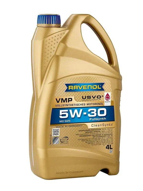 Моторне мастило RAVENOL 5W-30 VMP Fullsynth PAO SN С3 Mid Saps 4 л (1111122-004)