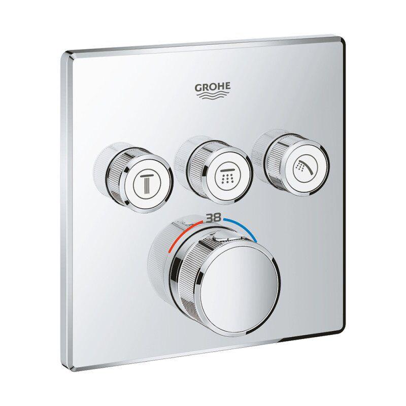 Душевая система скрытого типа Grohe Grohtherm SmartControl 34804000 Хром (77029) - фото 4