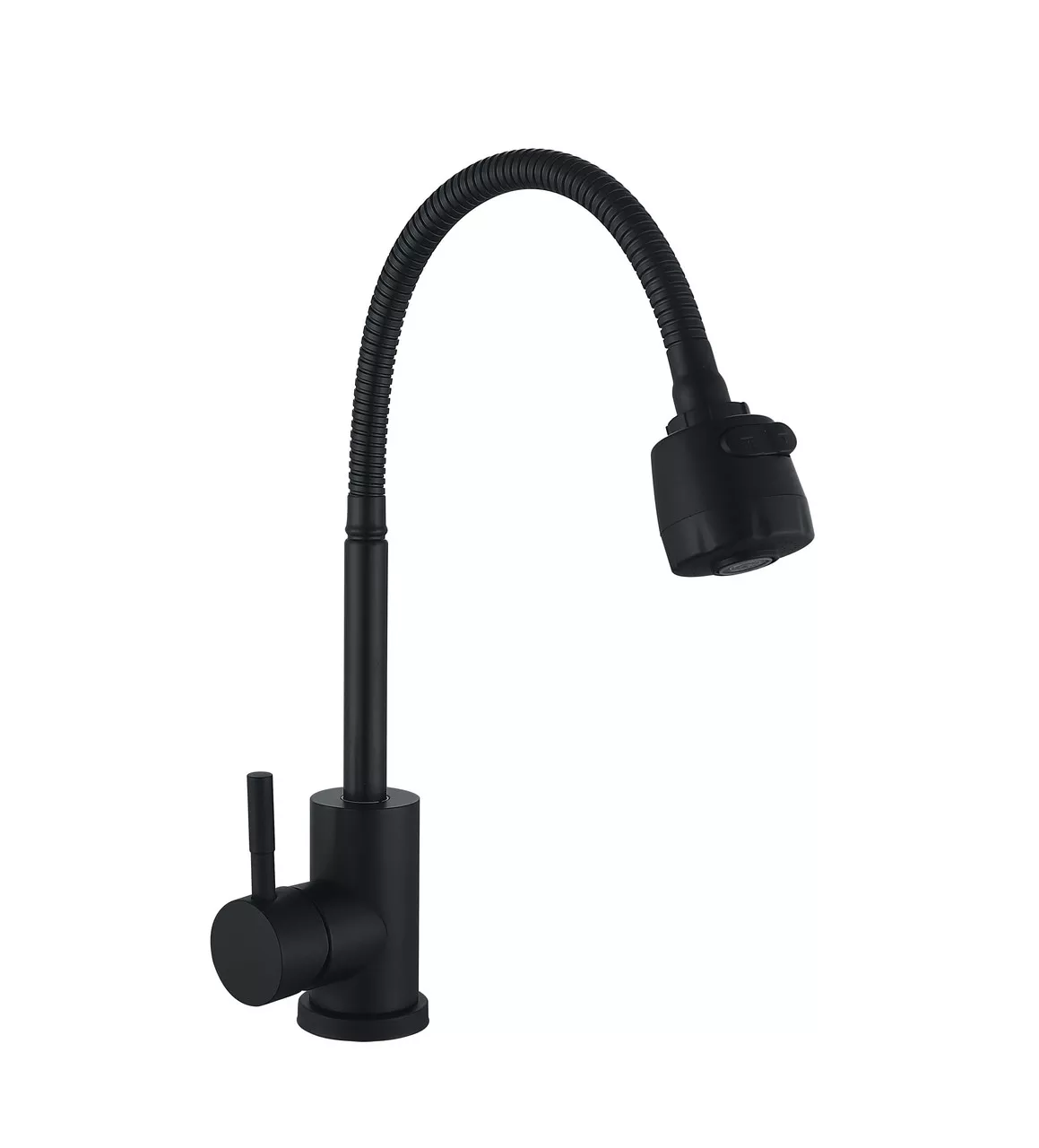 Смеситель для кухни с рефлекторным изливом Wezer EKO4D-01-BLACK (1044070) Смеситель для кухни с рефлекторным изливом Wezer EKO4D-01-BLACK (1044070)