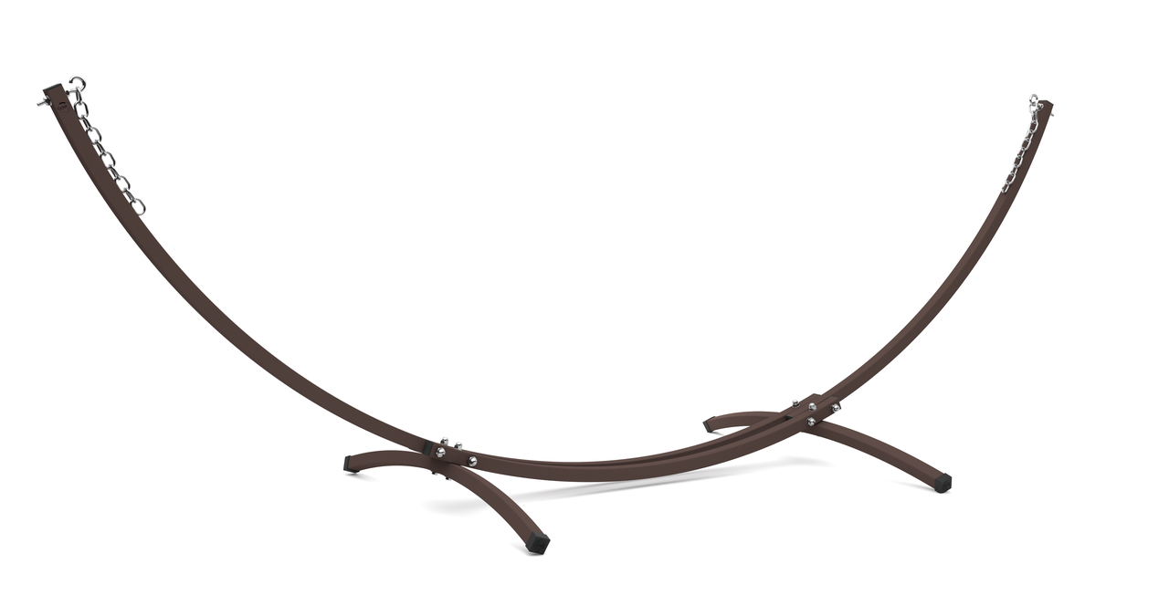 Стойка для двухместного гамака WCG металлическая с креплением для дома/дачи/сада Коричневый (WCGR-BR1) - фото 2
