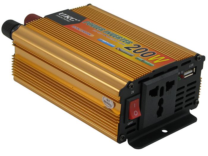 Преобразователь напряжения UKC SSK-200 c 12 на 220 В - фото 2 Преобразователь напряжения UKC SSK-200 c 12 на 220 В - фото 2